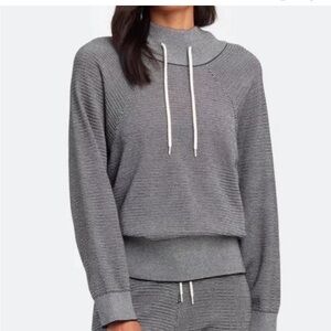 Varley Gray Hooded Sweatshirt